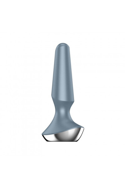 Серая анальная пробка с вибрацией Satisfyer Plug-ilicious 2 - 14 см. Серая анальная пробка с вибрацией Satisfyer Plug-ilicious 2 - 14 см.