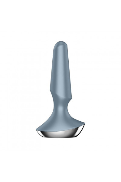 Серая анальная пробка с вибрацией Satisfyer Plug-ilicious 2 - 14 см. Серая анальная пробка с вибрацией Satisfyer Plug-ilicious 2 - 14 см.