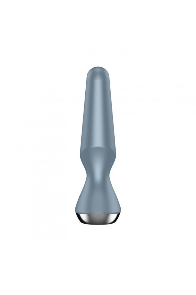 Серая анальная пробка с вибрацией Satisfyer Plug-ilicious 2 - 14 см. Серая анальная пробка с вибрацией Satisfyer Plug-ilicious 2 - 14 см.