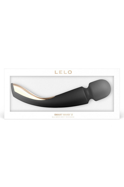 Черный вибромассажёр Lelo Smart Wand 2 Large - 30,4 см. Черный вибромассажёр Lelo Smart Wand 2 Large - 30,4 см.