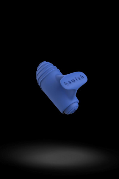 Синий вибростимулятор на пальчик Bteased Basic Finger Vibrator Синий вибростимулятор на пальчик Bteased Basic Finger Vibrator