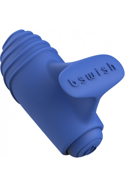 Синий вибростимулятор на пальчик Bteased Basic Finger Vibrator Синий вибростимулятор на пальчик Bteased Basic Finger Vibrator
