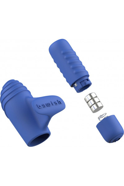 Синий вибростимулятор на пальчик Bteased Basic Finger Vibrator Синий вибростимулятор на пальчик Bteased Basic Finger Vibrator