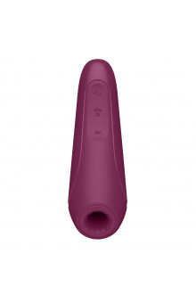 Бордовый вакуум-волновой стимулятор Satisfyer Curvy 1+