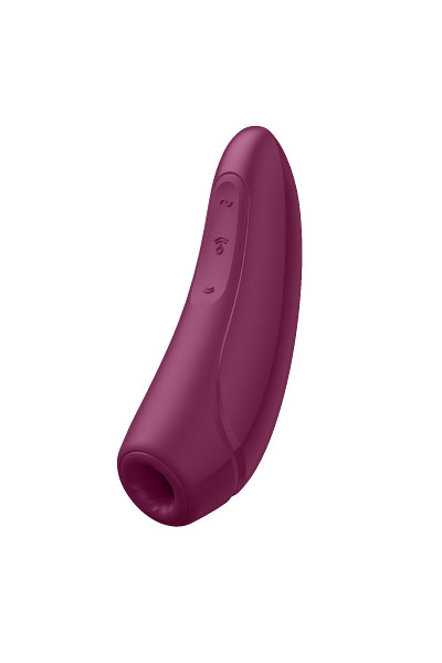 Бордовый вакуум-волновой стимулятор Satisfyer Curvy 1+ Бордовый вакуум-волновой стимулятор Satisfyer Curvy 1+