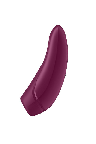 Бордовый вакуум-волновой стимулятор Satisfyer Curvy 1+ Бордовый вакуум-волновой стимулятор Satisfyer Curvy 1+