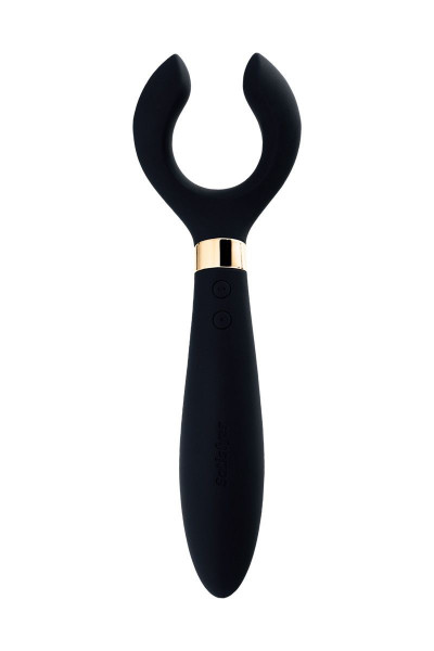 Чёрный вибромассажер для пар Satisfyer Endless Fun Чёрный вибромассажер для пар Satisfyer Endless Fun