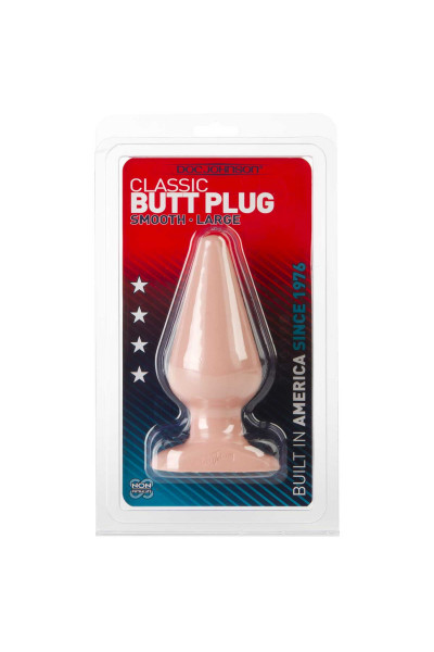 Анальная пробка телесного цвета Butt Plugs Smooth Classic Large - 14 см. Анальная пробка телесного цвета Butt Plugs Smooth Classic Large - 14 см.