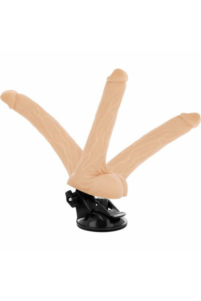 Телесный вибратор на мощной присоске Basecock Realistic Vibrator Remote Control - 18,5 см. Телесный вибратор на мощной присоске Basecock Realistic Vibrator Remote Control - 18,5 см.