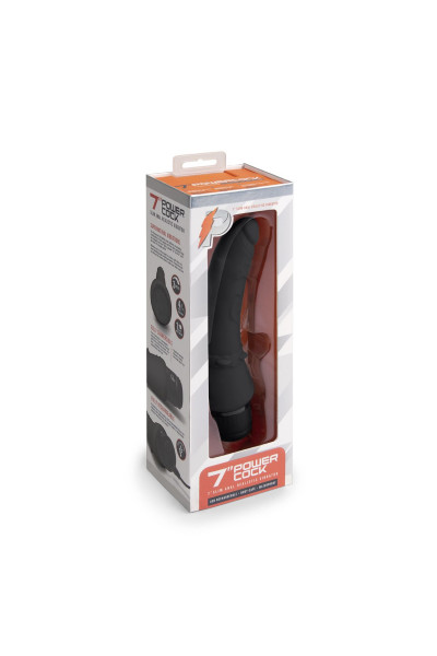 Черный анальный вибратор 7 Slim Anal Realistic Vibrator - 20 см. Черный анальный вибратор 7 Slim Anal Realistic Vibrator - 20 см.