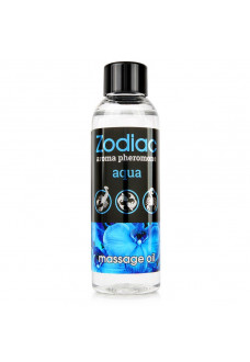 Массажное масло с феромонами ZODIAC Aqua - 75 мл.