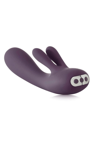 Фиолетовый вибратор-кролик Fifi - 19 см. Фиолетовый вибратор-кролик Fifi - 19 см.