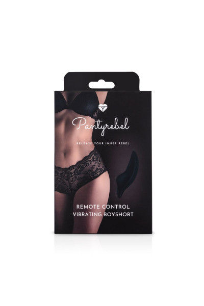Кружевные шортики с виброэлементом Remote Control Vibrating Boyshort Кружевные шортики с виброэлементом Remote Control Vibrating Boyshort