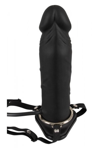 Полый страпон с эффектом увеличения Inflatable Strap-On - 18,5 см. Полый страпон с эффектом увеличения Inflatable Strap-On - 18,5 см.