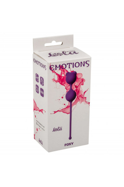 Фиолетовые вагинальные шарики Emotions Foxy Фиолетовые вагинальные шарики Emotions Foxy