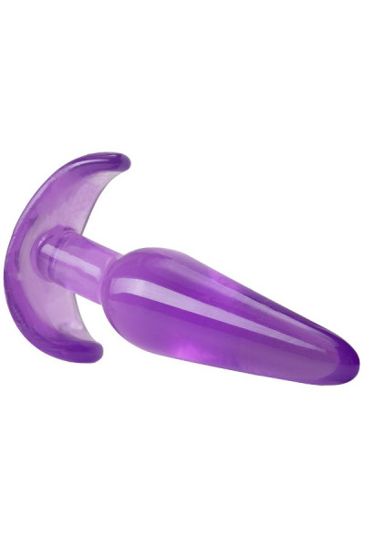 Фиолетовая анальная пробка в форме якоря Slim Anal Plug - 10,8 см. Фиолетовая анальная пробка в форме якоря Slim Anal Plug - 10,8 см.