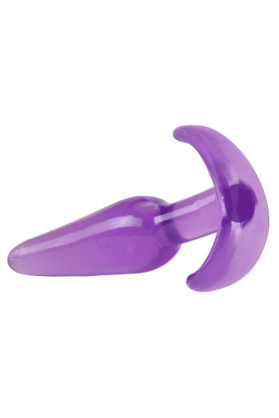 Фиолетовая анальная пробка в форме якоря Slim Anal Plug - 10,8 см. Фиолетовая анальная пробка в форме якоря Slim Anal Plug - 10,8 см.