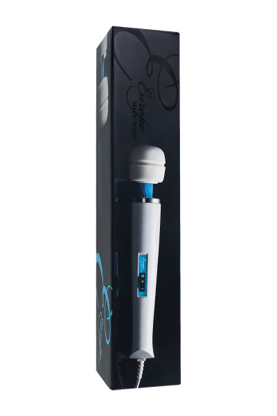 Белый вибромассажёр Magic Wand Europe - 31,5 см. Белый вибромассажёр Magic Wand Europe - 31,5 см.