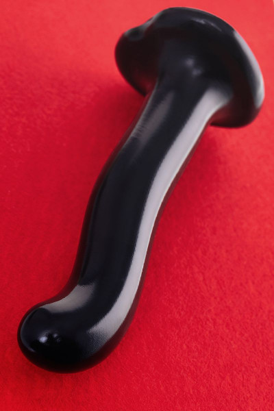 Черный стимулятор для пар P G-Spot Dildo Size M - 18 см. Черный стимулятор для пар P G-Spot Dildo Size M - 18 см.