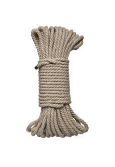 Бондажная пеньковая верёвка Kink Bind Tie Hemp Bondage Rope 50 Ft - 15 м.
