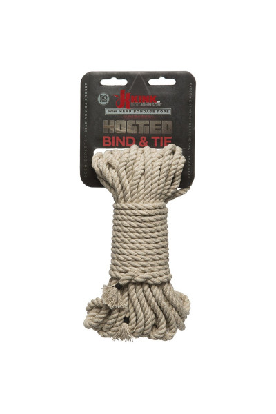 Бондажная пеньковая верёвка Kink Bind Tie Hemp Bondage Rope 50 Ft - 15 м. Бондажная пеньковая верёвка Kink Bind Tie Hemp Bondage Rope 50 Ft - 15 м.