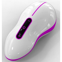 Бело-розовый вибростимулятор Mouse 