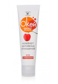Гель-лубрикант  Окей  с ароматом вишни - 50 гр.