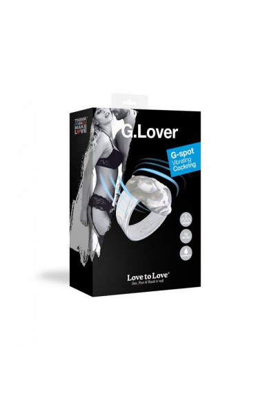 Прозрачное эрекционное виброкольцо G-Lover Прозрачное эрекционное виброкольцо G-Lover
