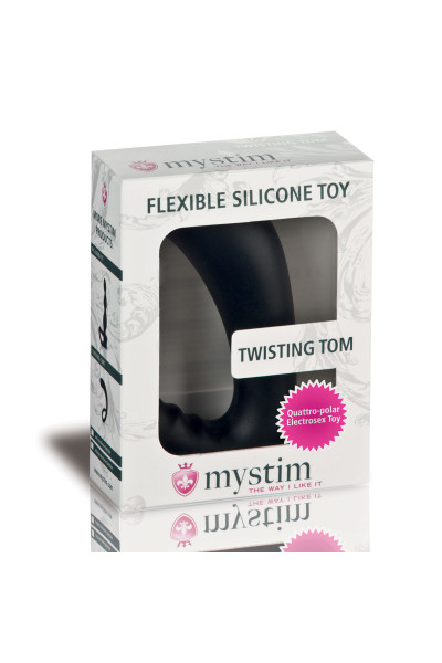 Электрический стимулятор простаты Twisting Tom - 13 см. Электрический стимулятор простаты Twisting Tom - 13 см.