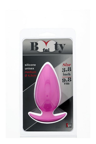 Розовая анальная втулка BOOTYFUL ANAL PLUG MEDIUM PINK - 9,8 см. Розовая анальная втулка BOOTYFUL ANAL PLUG MEDIUM PINK - 9,8 см.