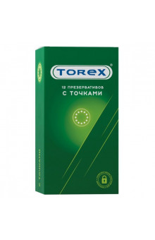 Текстурированные презервативы Torex С точками - 12 шт.