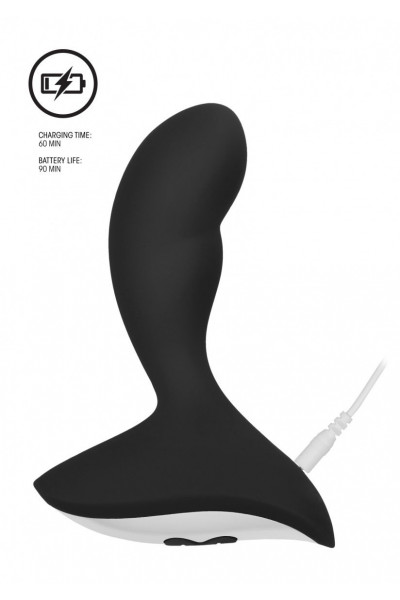 Черный массажер простаты с пультом N 79 Rechargeable P-Spot Stimulator Черный массажер простаты с пультом N 79 Rechargeable P-Spot Stimulator