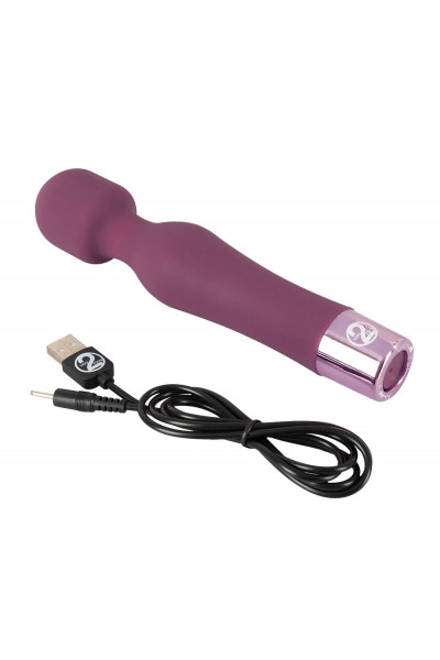 Фиолетовый жезловый вибратор Wand Vibe - 18,4 см. Фиолетовый жезловый вибратор Wand Vibe - 18,4 см.
