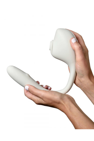 Серый вакуумный стимулятор с отростком Ose 2 Premium Robotic Massager Серый вакуумный стимулятор с отростком Ose 2 Premium Robotic Massager