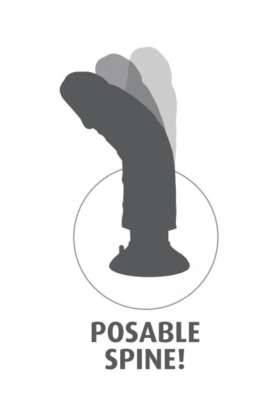 Чёрный виброфаллос со съемной присоской 9 Vibrating Cock with Balls - 22,9 см. Чёрный виброфаллос со съемной присоской 9 Vibrating Cock with Balls - 22,9 см.