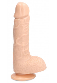 Телесный реалистичный фаллоимитатор Self Lubrication Dong 7 Inch - 21,7 см.