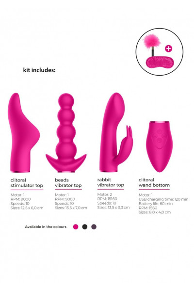 Розовый эротический набор Pleasure Kit №6 Розовый эротический набор Pleasure Kit №6