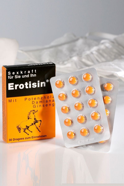 Средство для повышения сексуальной энергии Erotisin - 30 драже (430 мг.) Средство для повышения сексуальной энергии Erotisin - 30 драже (430 мг.)