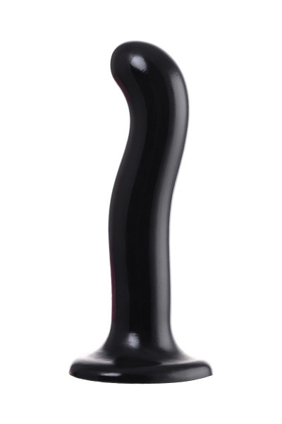 Черный стимулятор для пар P G-Spot Dildo Size L - 19 см. Черный стимулятор для пар P G-Spot Dildo Size L - 19 см.