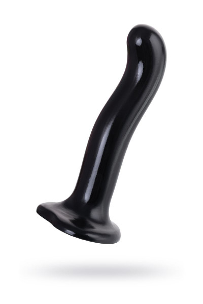 Черный стимулятор для пар P G-Spot Dildo Size L - 19 см. Черный стимулятор для пар P G-Spot Dildo Size L - 19 см.
