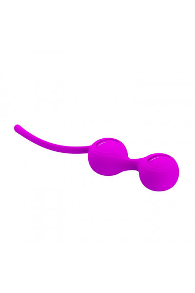 Лиловые вагинальные шарики на сцепке Kegel Tighten Up I Лиловые вагинальные шарики на сцепке Kegel Tighten Up I