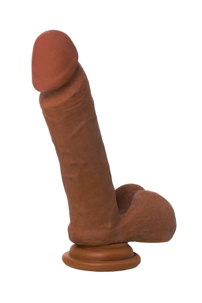Фаллоимитатор-мулат TOYFA RealStick Elite Mulatto - 21 см. Фаллоимитатор-мулат TOYFA RealStick Elite Mulatto - 21 см.
