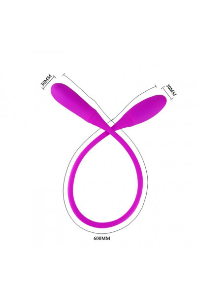 Двусторонний гибкий вибратор Snaky Vibe - 60 см. Двусторонний гибкий вибратор Snaky Vibe - 60 см.