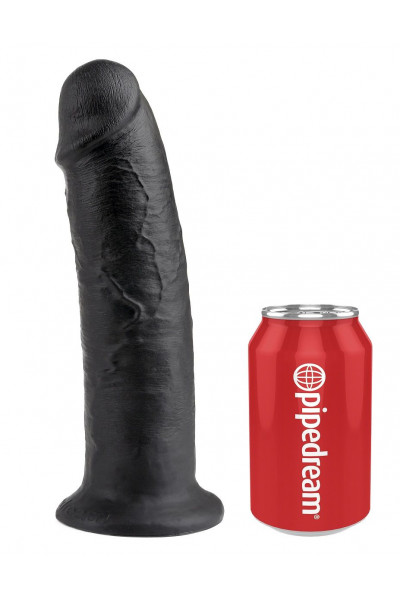 Чёрный фаллос-гигант 10 Cock - 25,4 см. Чёрный фаллос-гигант 10 Cock - 25,4 см.