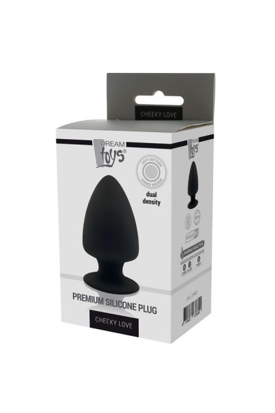 Черная анальная пробка PREMIUM SILICONE PLUG S - 9 см. Черная анальная пробка PREMIUM SILICONE PLUG S - 9 см.