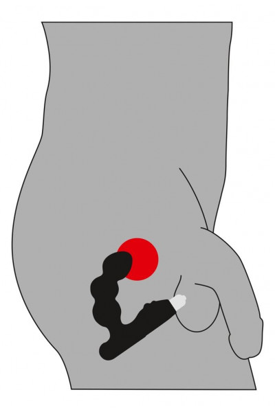 Стимулятор простаты с вибрацией Rebel Bead-shaped Prostate Stimulator Стимулятор простаты с вибрацией Rebel Bead-shaped Prostate Stimulator