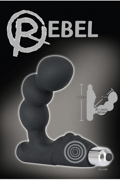 Стимулятор простаты с вибрацией Rebel Bead-shaped Prostate Stimulator Стимулятор простаты с вибрацией Rebel Bead-shaped Prostate Stimulator