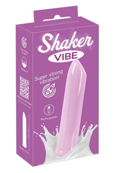 Сиреневая вибропуля Shaker Vibe - 10,2 см. Сиреневая вибропуля Shaker Vibe - 10,2 см.