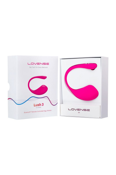Розовое виброяйцо Lovense Lush 3 Розовое виброяйцо Lovense Lush 3