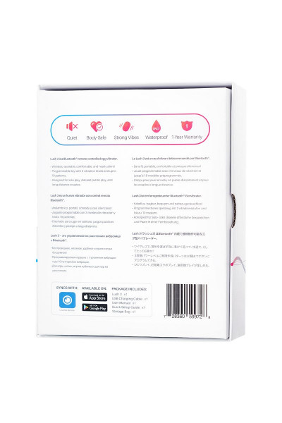 Розовое виброяйцо Lovense Lush 3 Розовое виброяйцо Lovense Lush 3